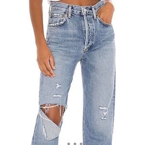 Agolde 90’s pinch waist jeans in lineup